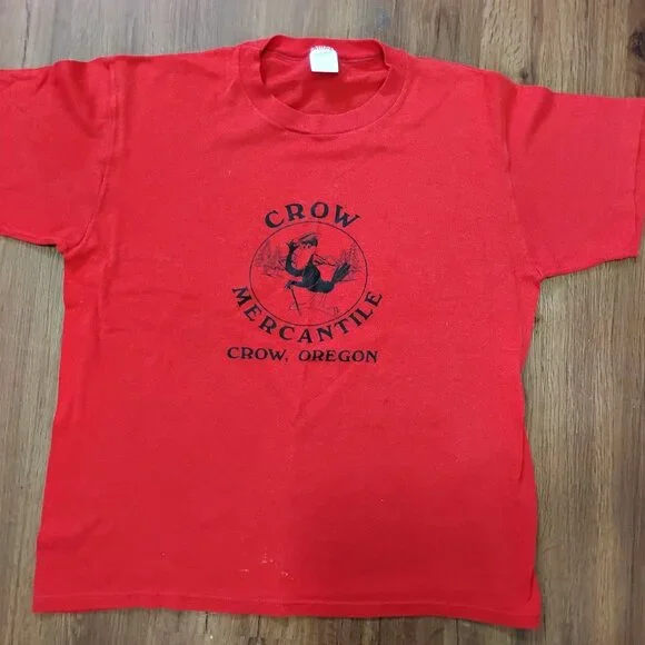 Vintage Crow Mercantile Oregon T-Shirt - Picture 2 of 7
